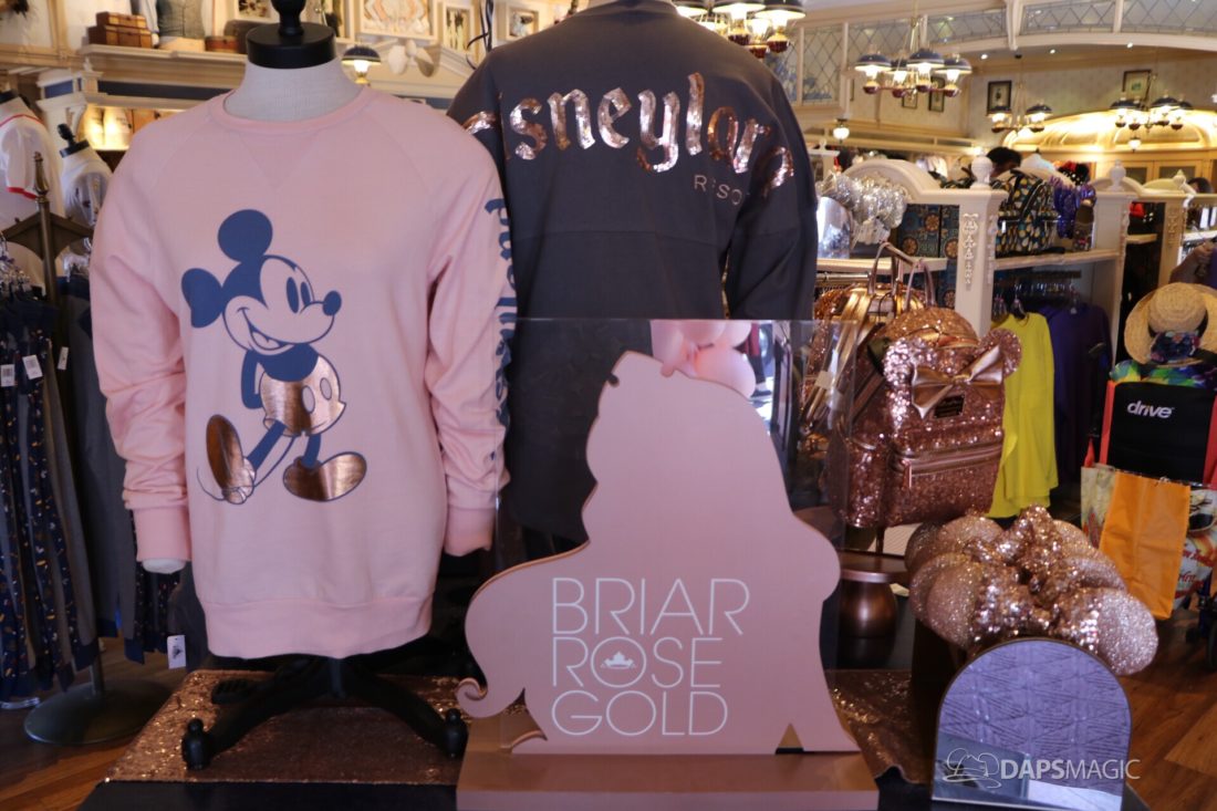 Briar Rose Gold Merchandise Makes its Sparkly Debut in Disneyland!