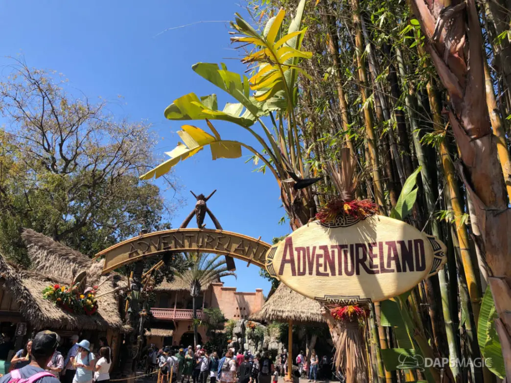 New Sign Appears at Adventureland Entrance at Disneyland as Part of ...