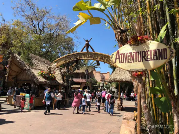 New Sign Appears At Adventureland Entrance At Disneyland As Part Of