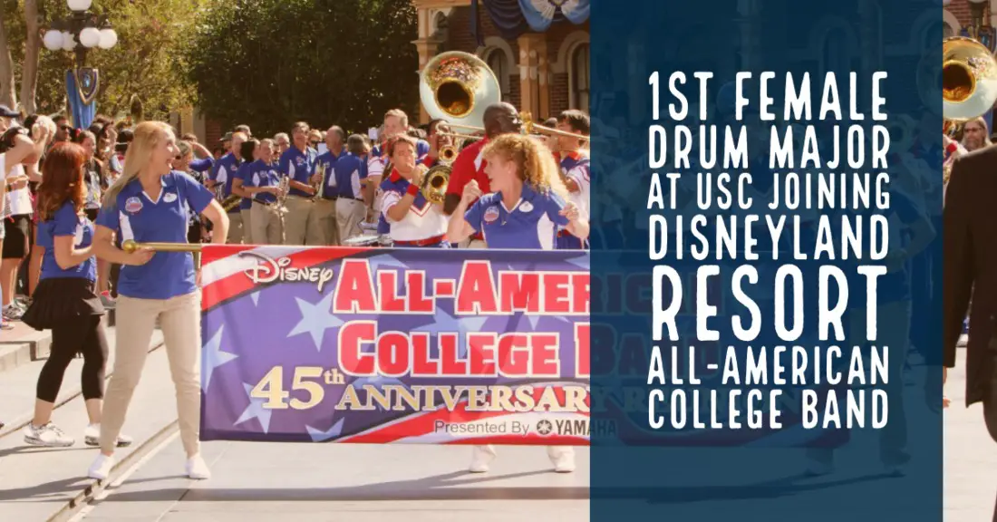 First Female Drum Major at USC Joining 2019 Disneyland Resort All-American College Band
