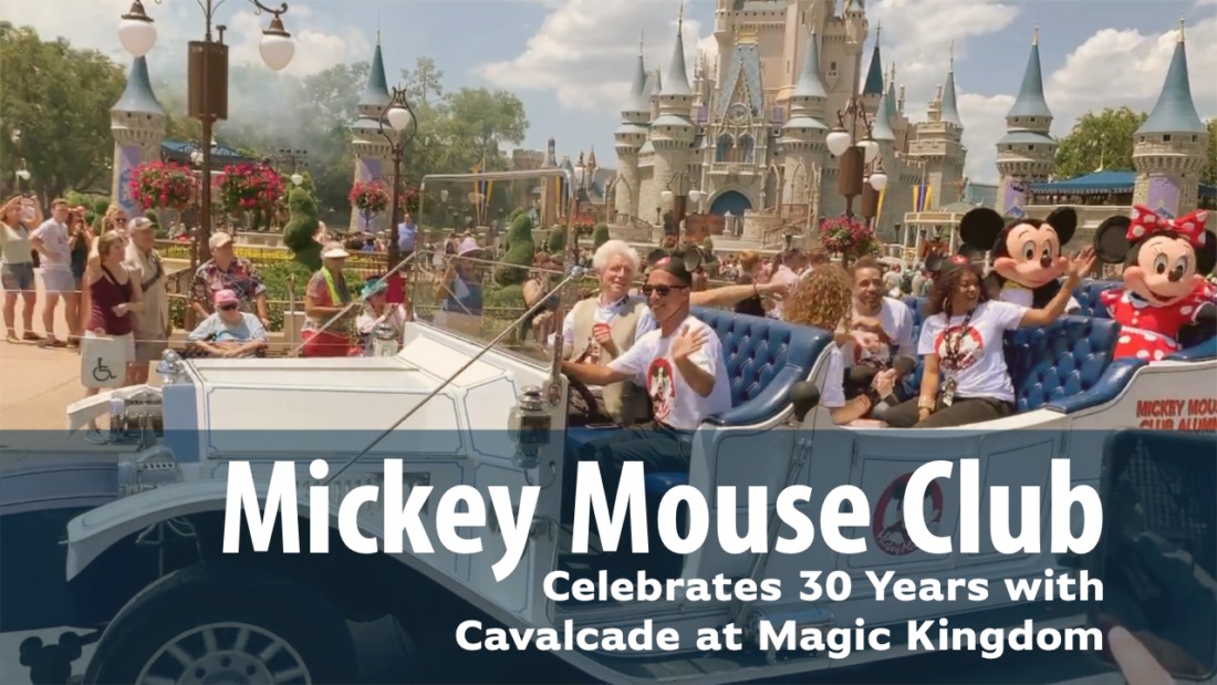 Alumni of the Mickey Mouse Club Visit Walt Disney World’s Magic Kingdom!