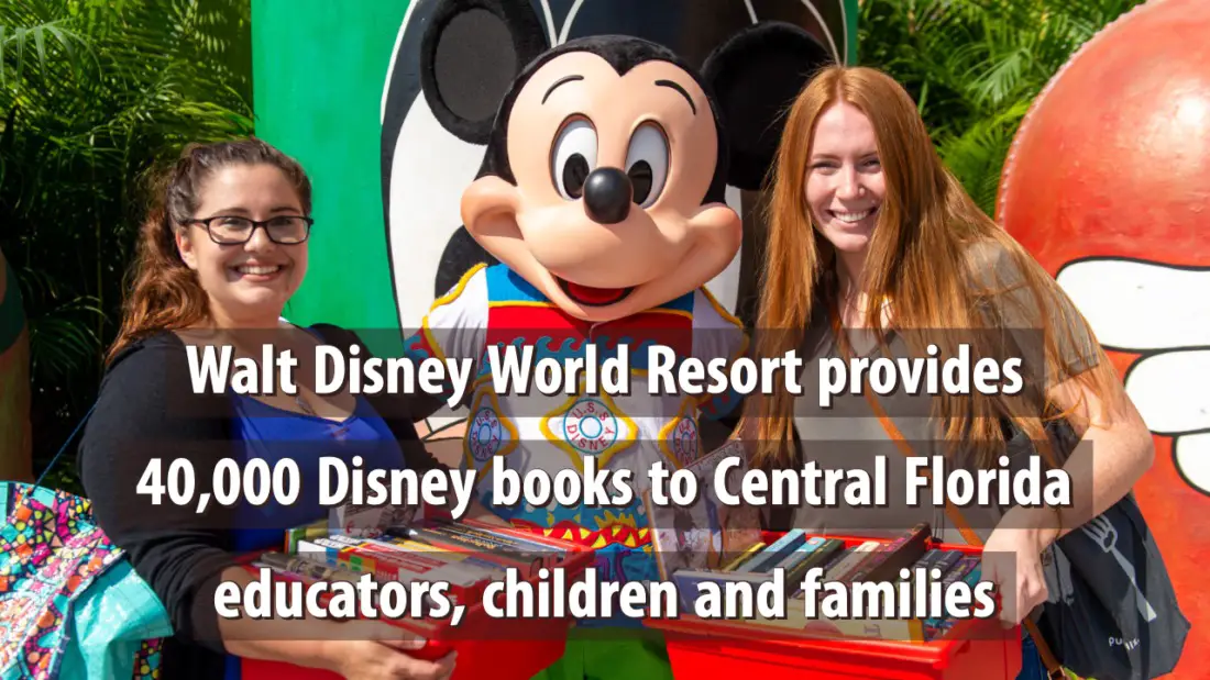 Walt Disney World Resort provides 40,000 Disney books to Central Florida educators, children and families