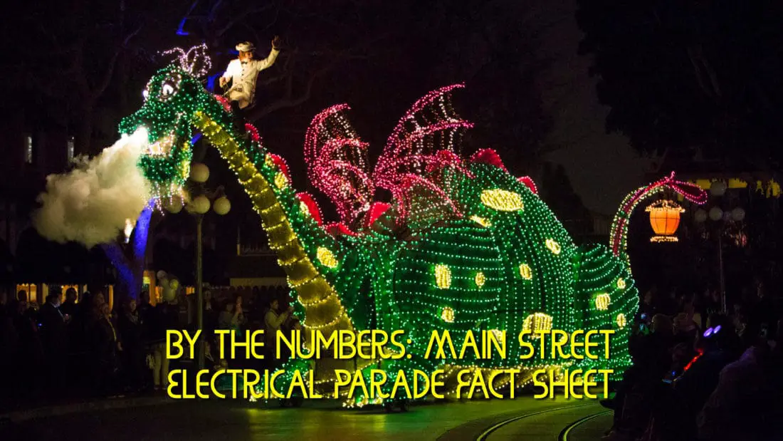 By the Numbers: Main Street Electrical Parade Fact Sheet
