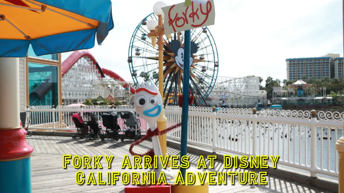Toy Story 4’s Forky Arrives on Pixar Pier at Disney California Adventure