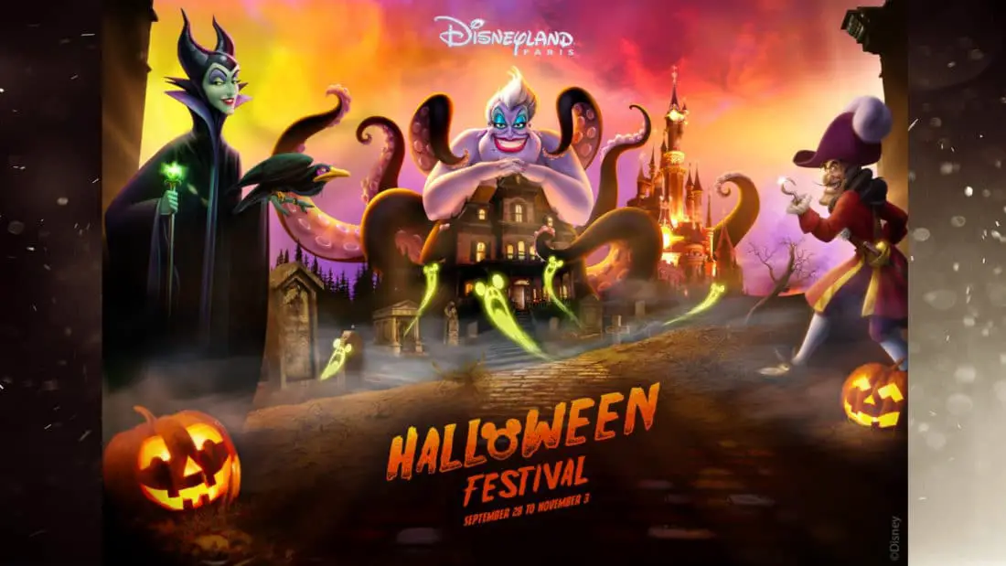 Experience a scary Halloween at Disneyland Paris from 28 September to 3 November 2019