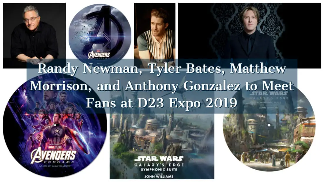 Oscar-Winning Composer and Disney Legend Randy Newman, Composer Tyler Bates, Matthew Morrison, and Anthony Gonzalez to Meet Fans at D23 Expo 2019