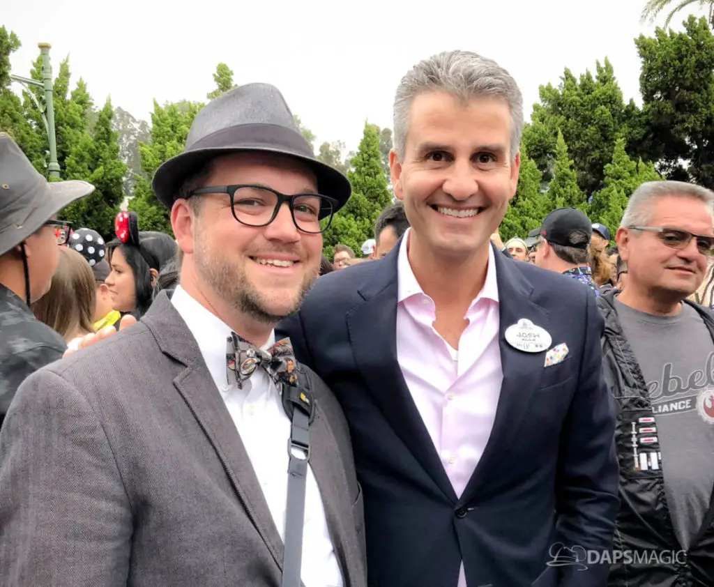 Mr. DAPs and Disneyland PresidentJosh D'Amaro