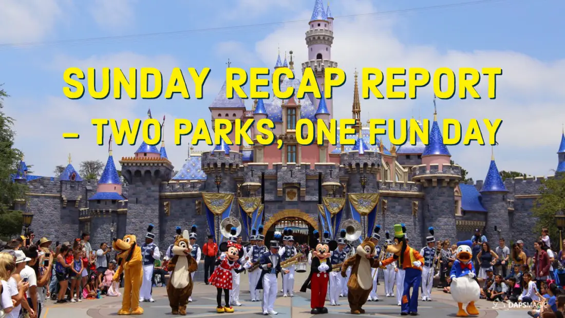 Sunday Recap Report – Two Parks, One Fun Day