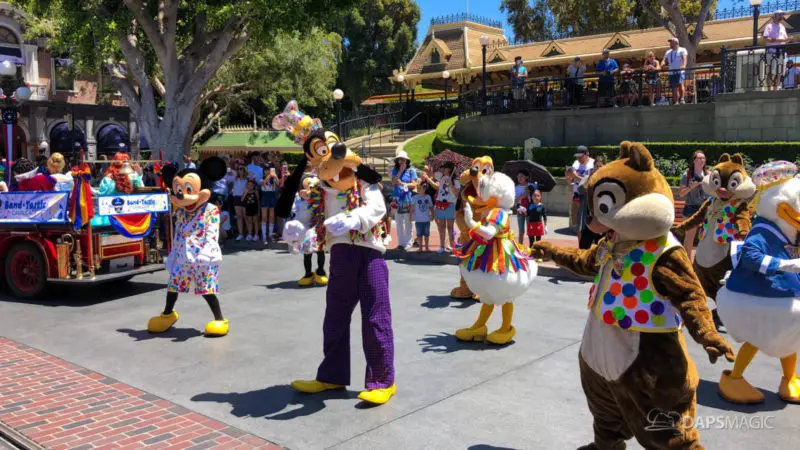 Mickey and Friends Band-Tastic Cavalcade Marches Through Disneyland