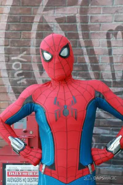 Spider-man Debuts New Suit At Disney California Adventure