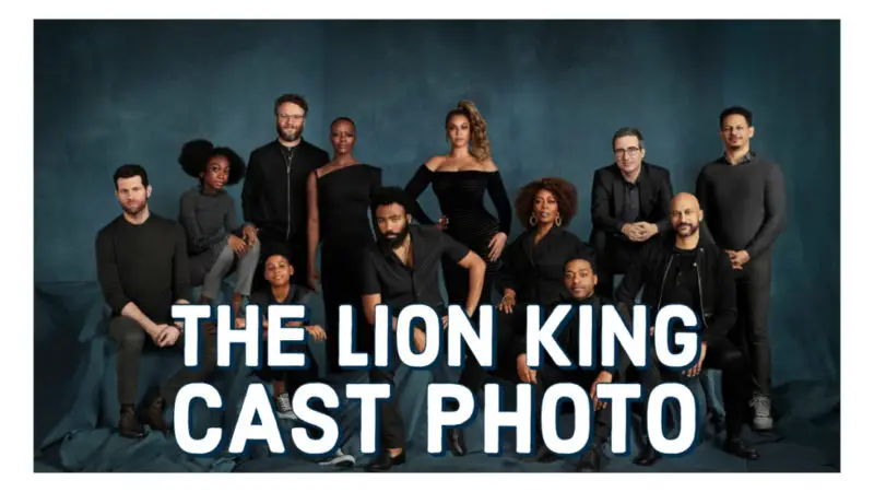 The Lion King Cast Photo Released by Disney