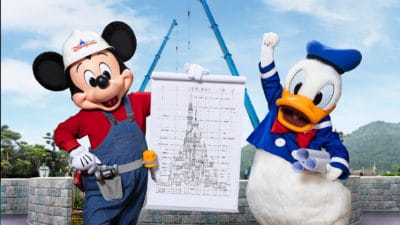 Hong Kong Disneyland Castle Plans