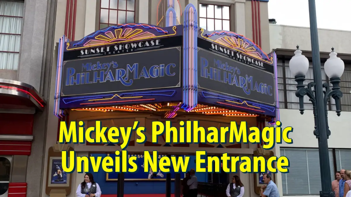 New Entrance To Mickeys Philharmagic Opens At Disney California