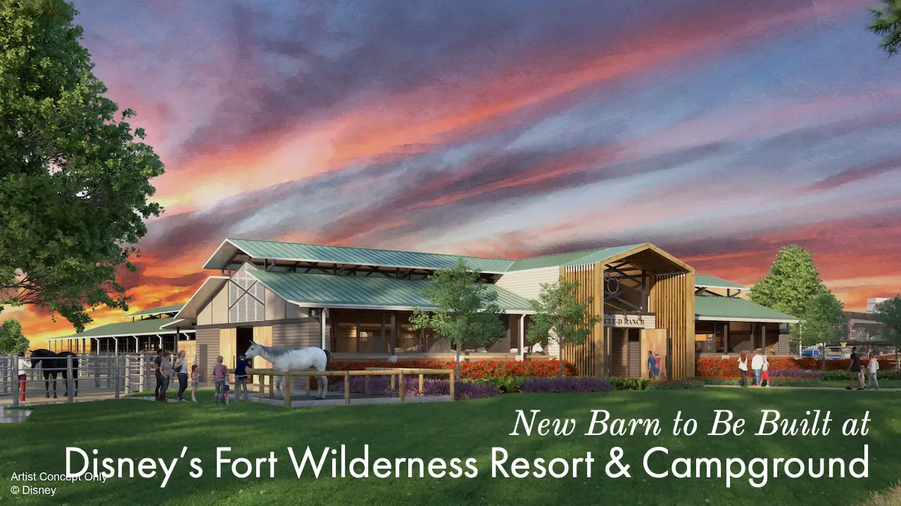 New Barn to Be Built at Disney’s Fort Wilderness Resort & Campground