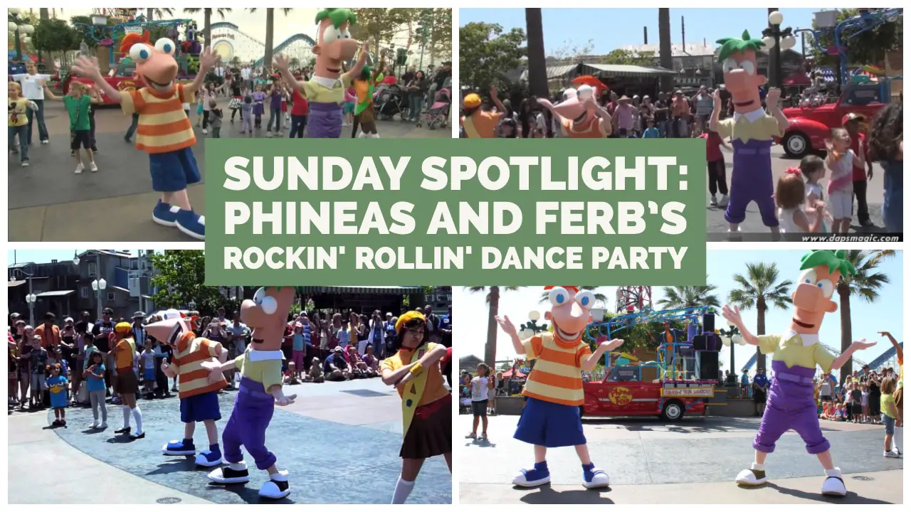 Sunday Spotlight: Phineas and Ferb’s Rockin’ Rollin’ Dance Party