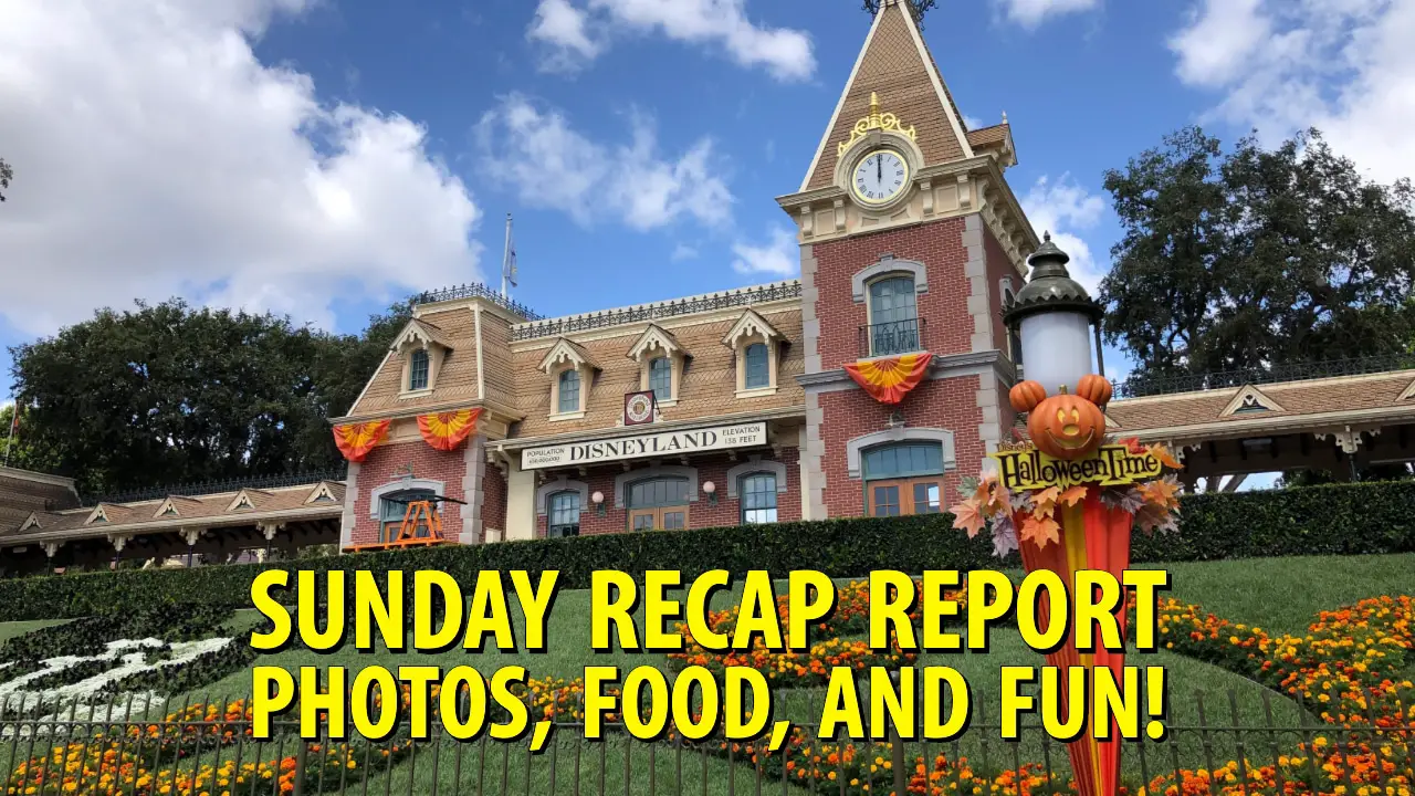 Sunday Recap Report – Photos, Food, and Fun!