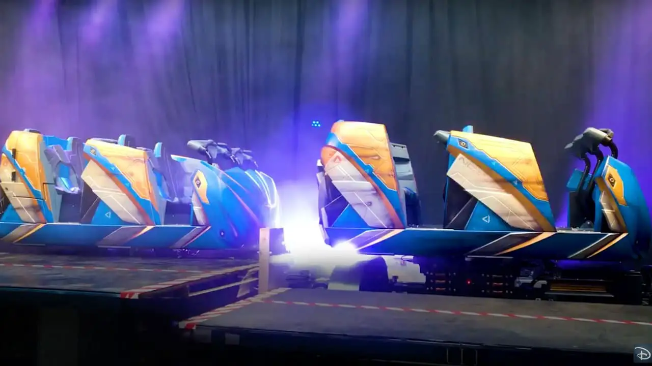 Guardians of the Galaxy: Cosmic Rewind Ride Vehicles Revealed by Disney