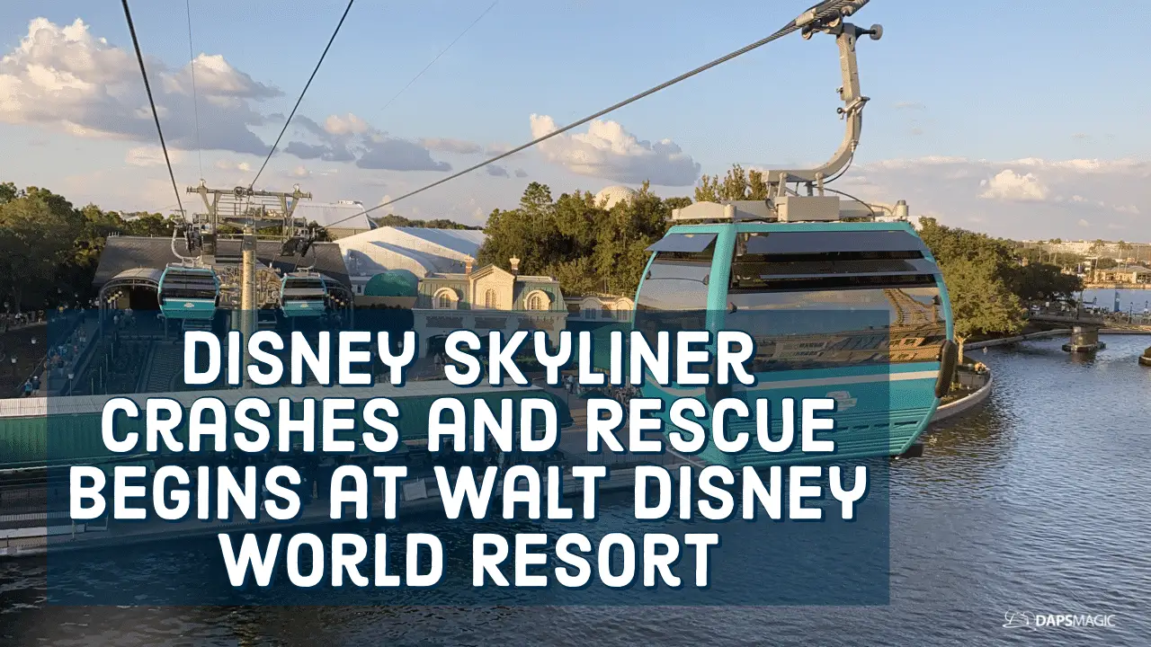UPDATED: Disney Skyliner Crashes and Rescue Begins at Walt Disney World Resort