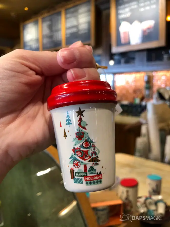 New Starbucks Holiday Tumblr and Ornament Arrives in Disney Parks