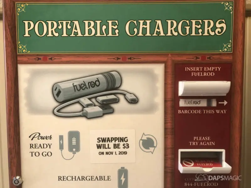 Disney to Charge for Swapping Portable Chargers