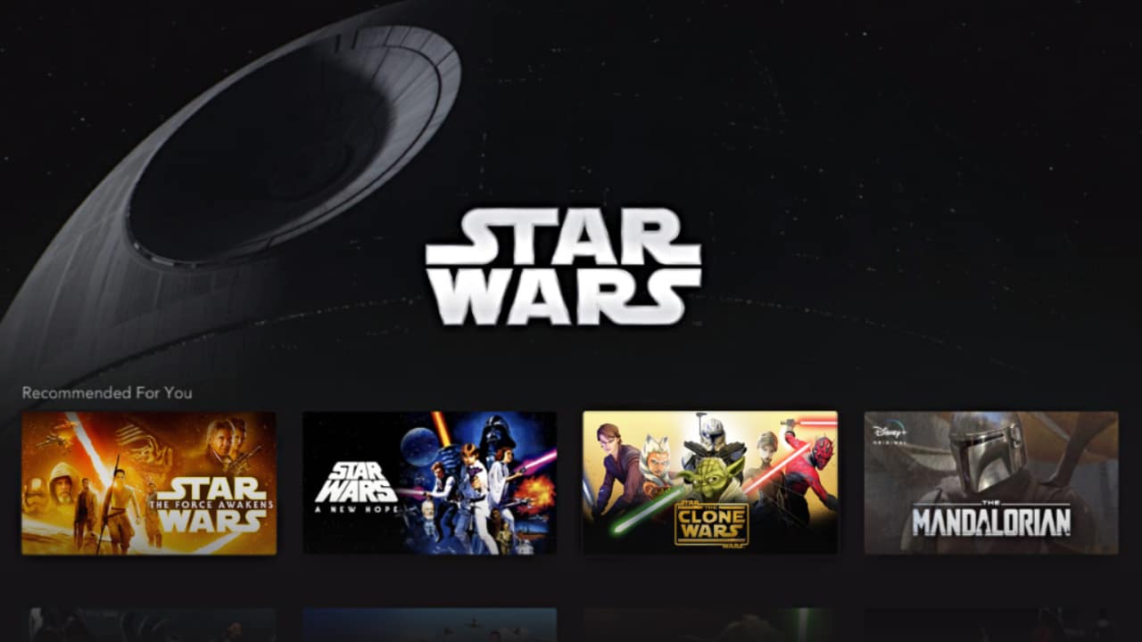 Star Wars on Disney Plus