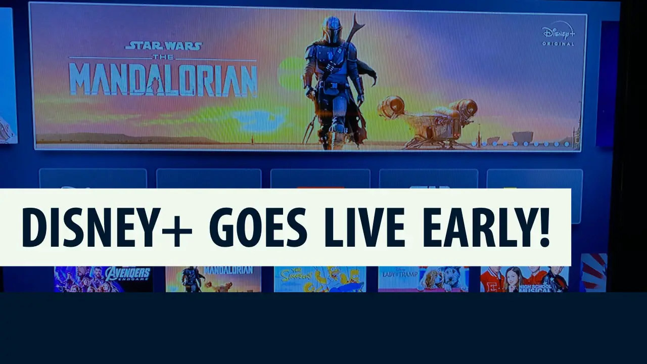 Disney+ Goes Live Early