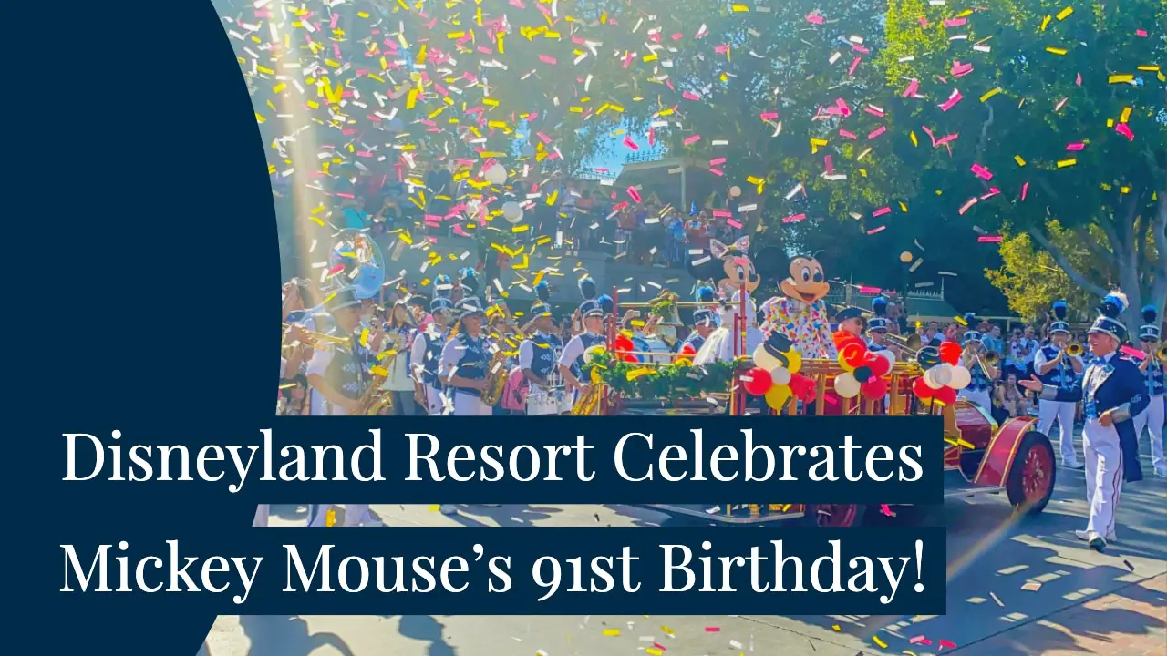 Disneyland Celebrate’s Mickey Mouse’s Birthday