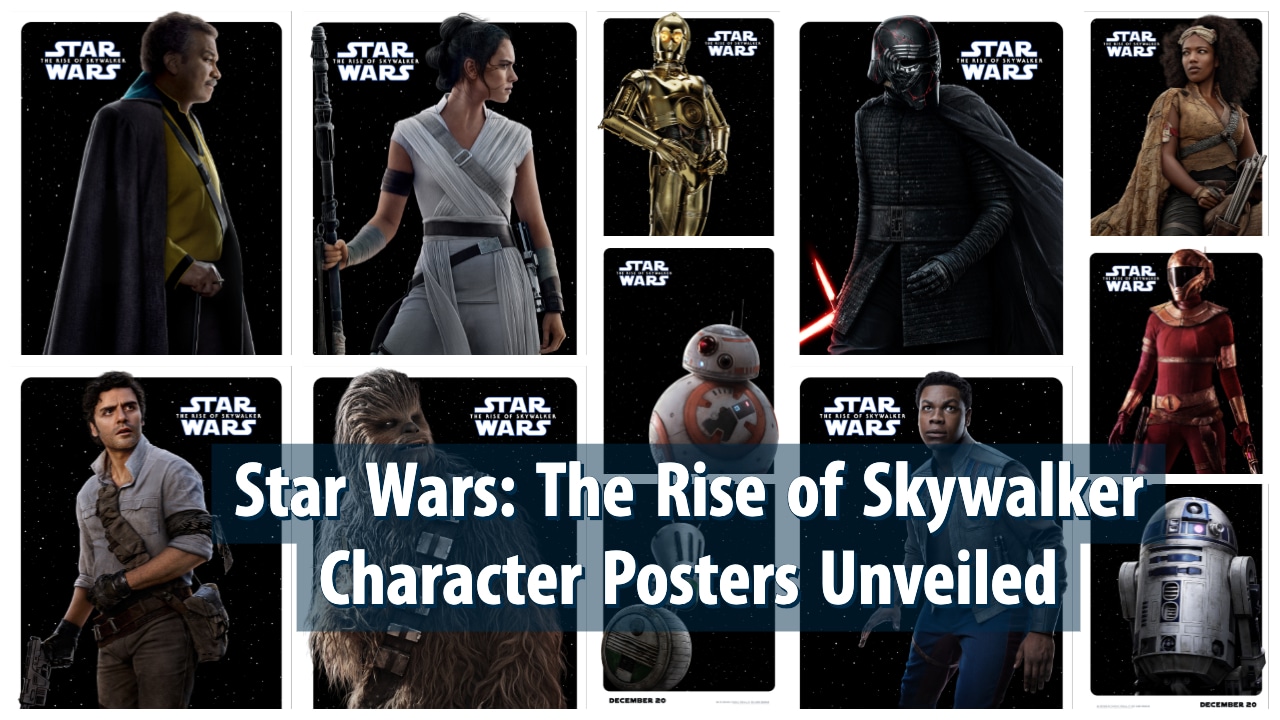 Star Wars: The Rise of Skywalker Character Posters Unveiled