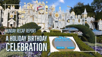 A Holiday Birthday Celebration - Sunday Recap Report