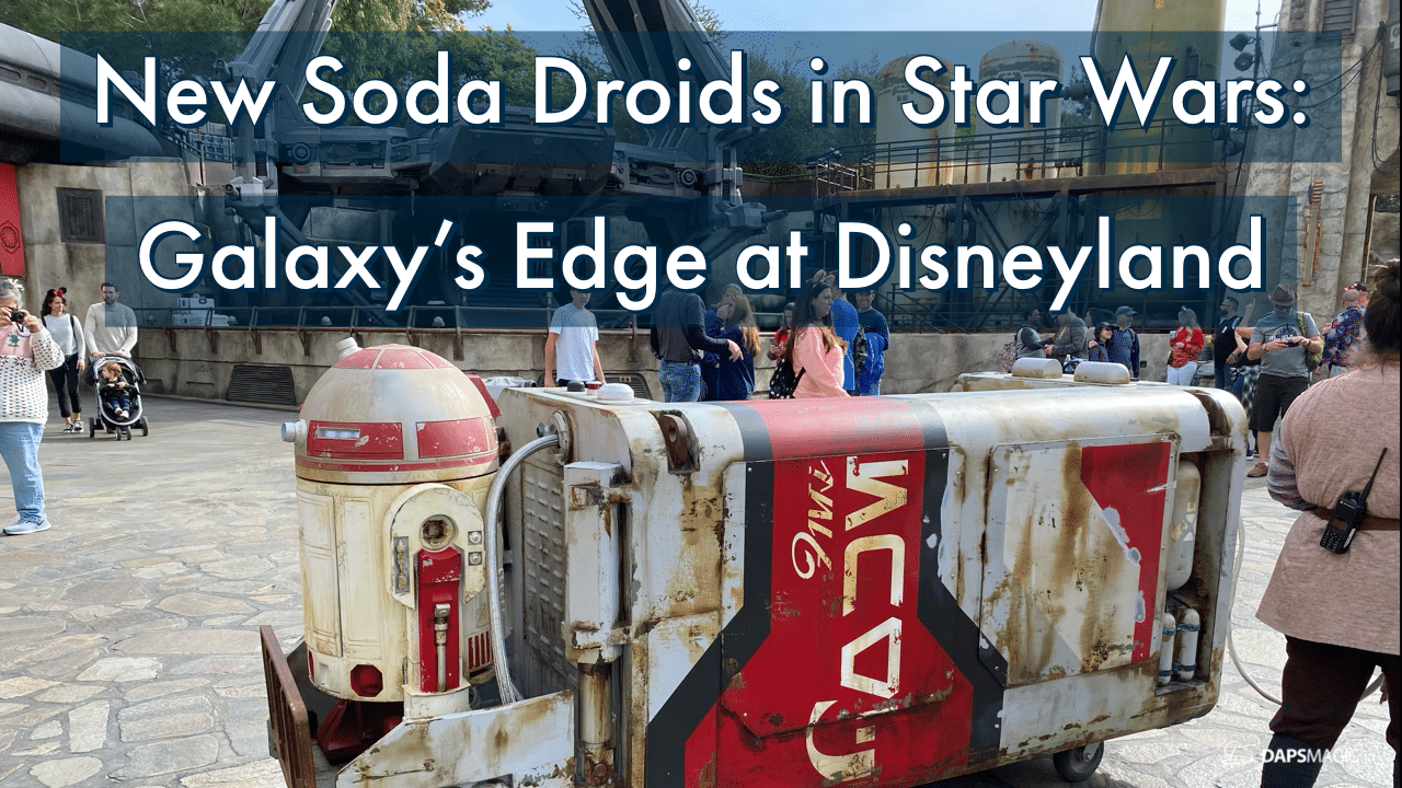 New Soda Droids in Star Wars: Galaxy’s Edge at Disneyland