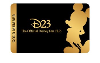 D23 Gold Membership Card