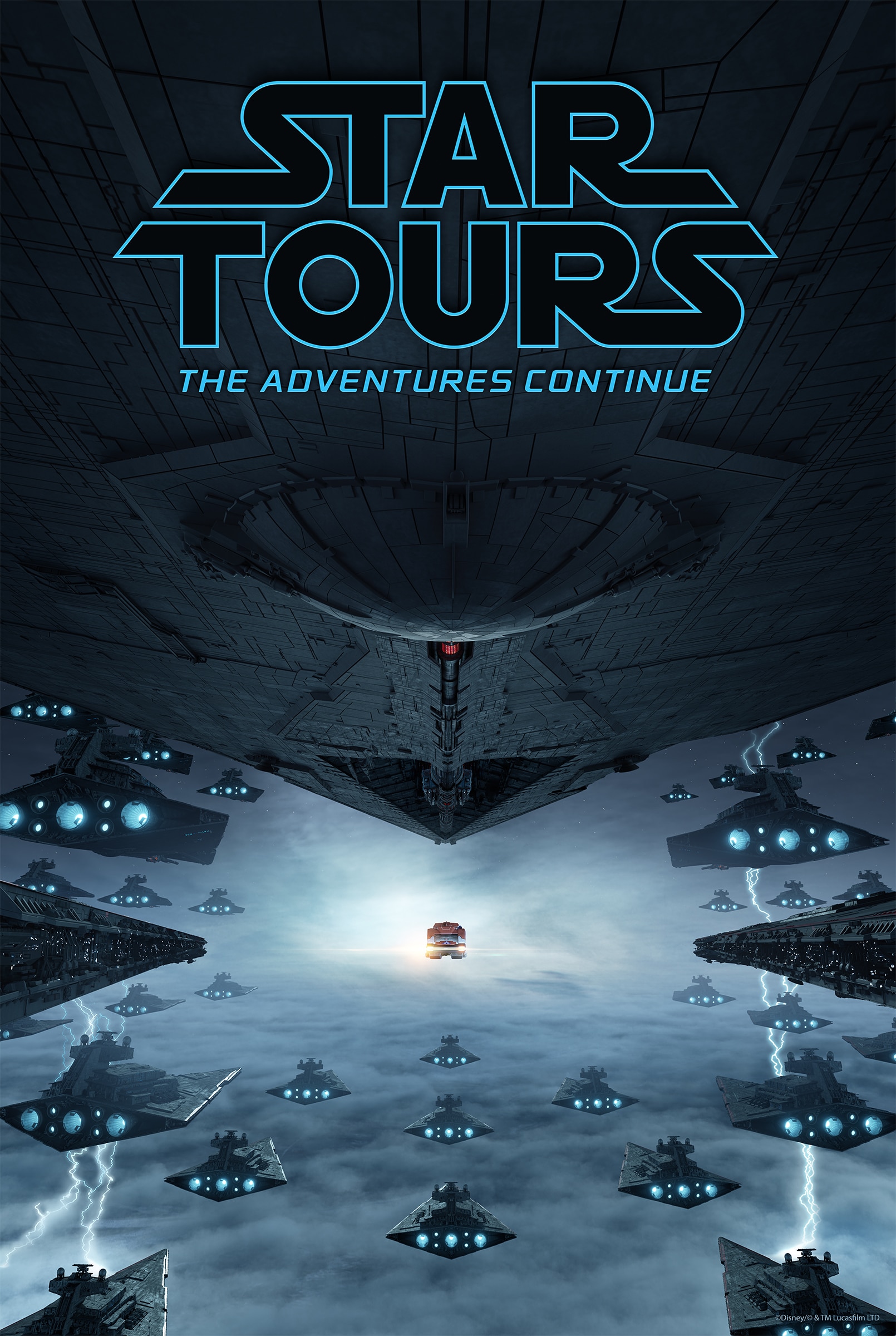 Star Tours: The Adventures Continue Star Wars The Rise of Skywalker Attraction Poster