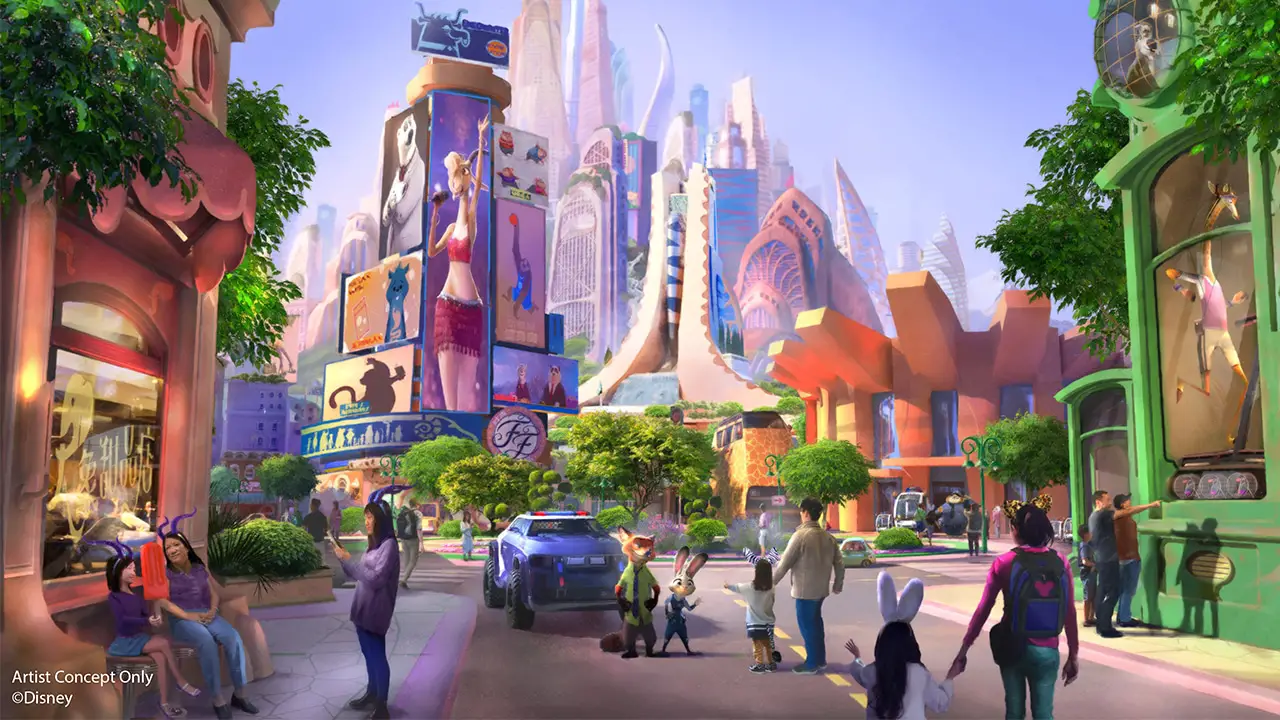 Zootopia Themed Land - Shanghai Disney Resort