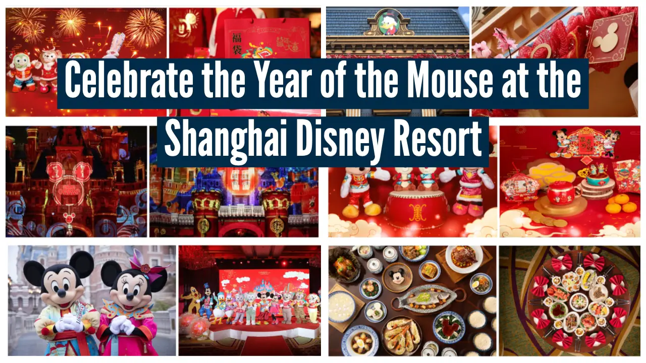 Celebrate the Year of the Mouse with Mickey and Minnie and Enjoy an Authentic Spring Festival at Shanghai Disney Resort