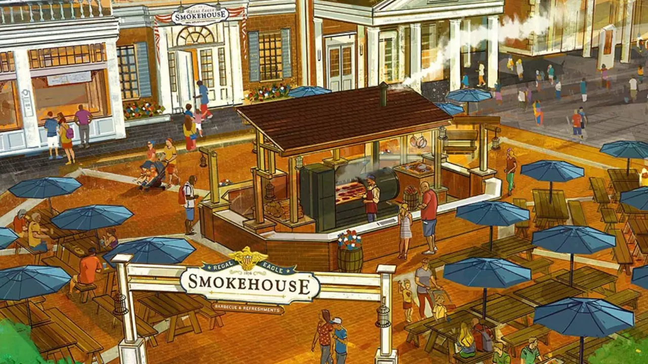 More Details About Sam Eagle Inspired Regal Eagle Smokehouse at Epcot Revealed