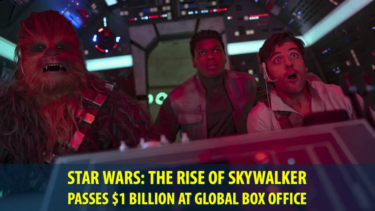 Star Wars: The Rise of Skywalker Passes $1 Billion at Global Box Office