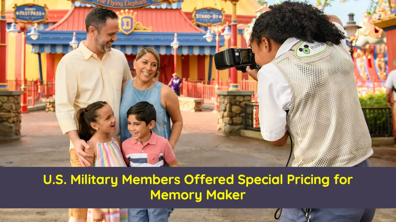 U.S. Military Members Offered Special Pricing for Memory Maker