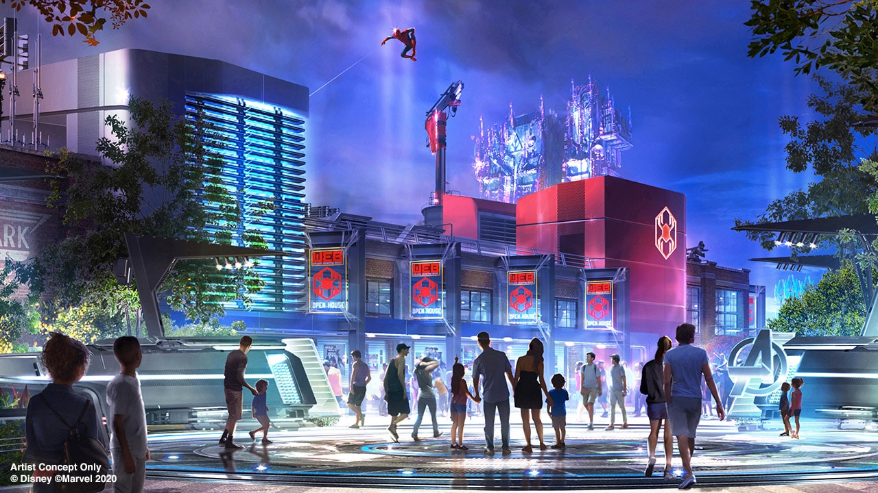Spider-Man Gets Ready to ‘Swing’ Into Avengers Campus at Disney California Adventure