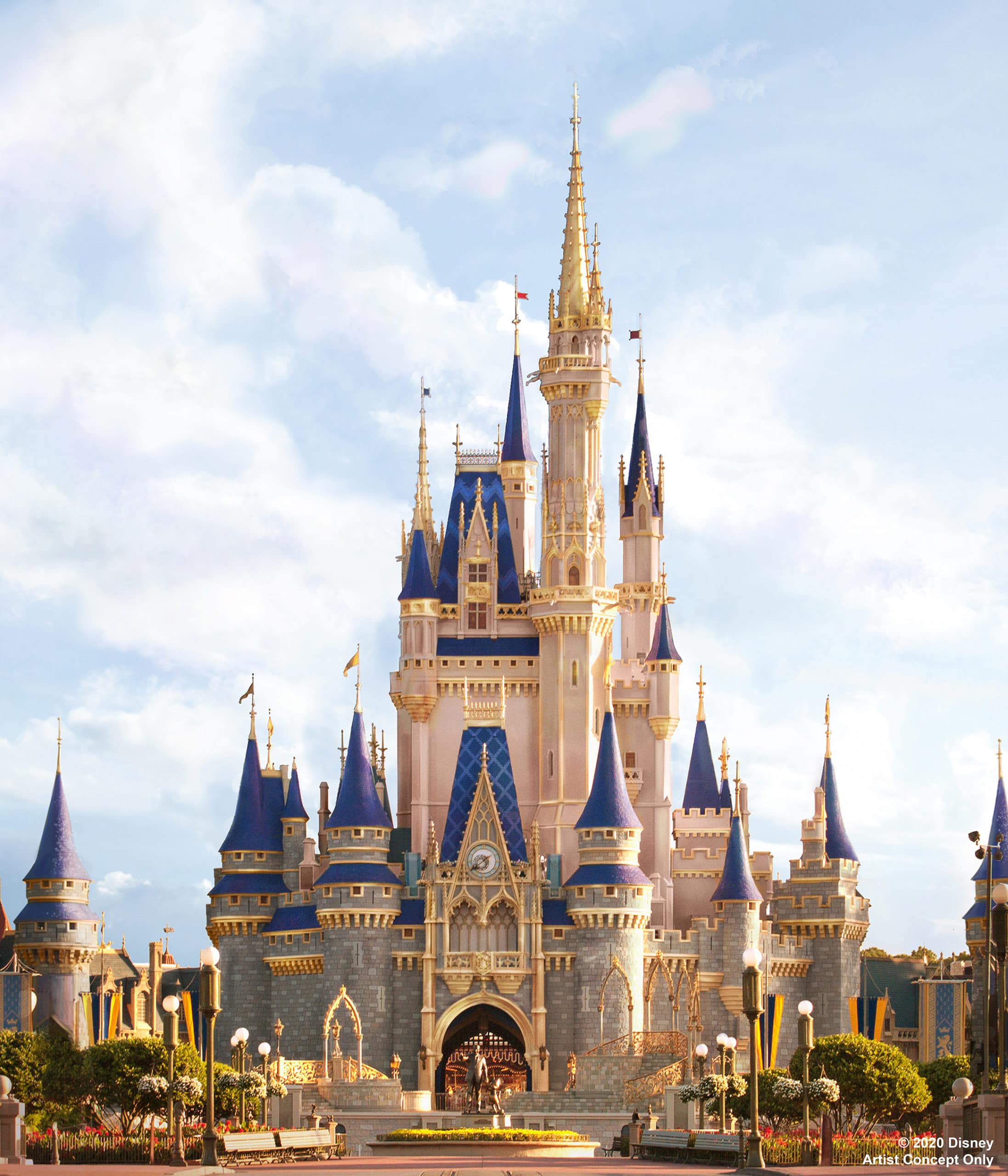 Cinderella Castle Concept Art