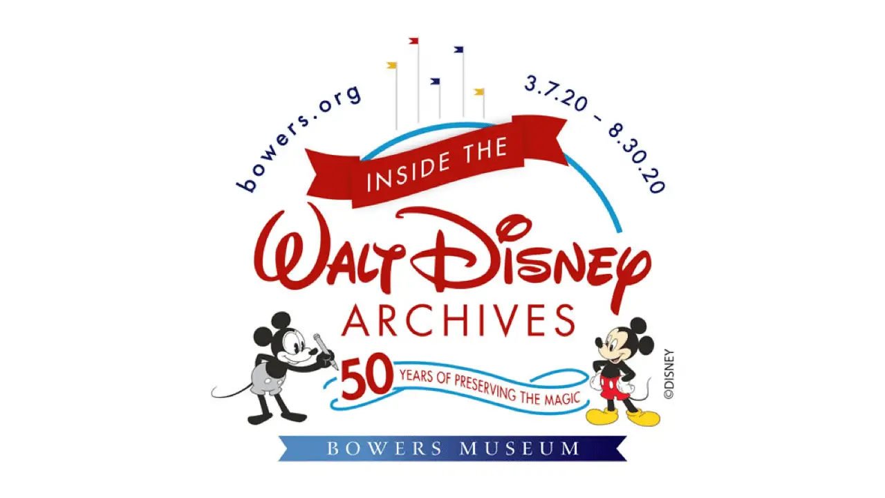 Tickets Now On Sale For The Walt Disney Archives Exhibit at the Bowers Museum