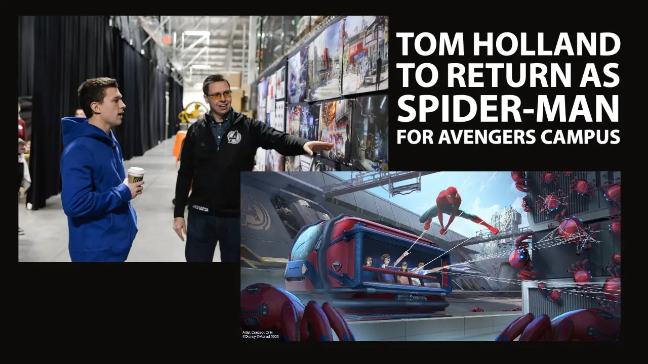 Tom Holland to Return as Spider-Man for Avengers Campus at the Disneyland Resort