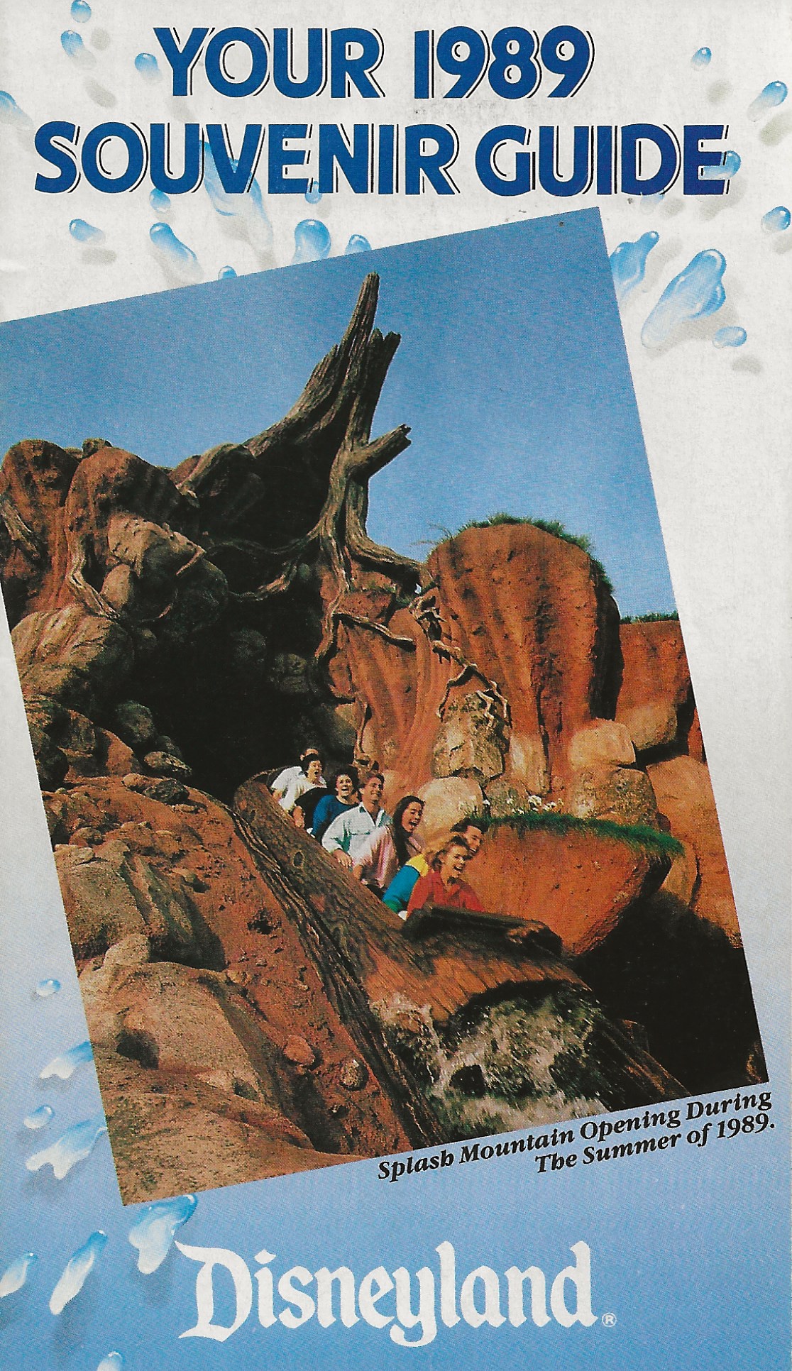Detail of the 1989 Guide Map front cover, version #2