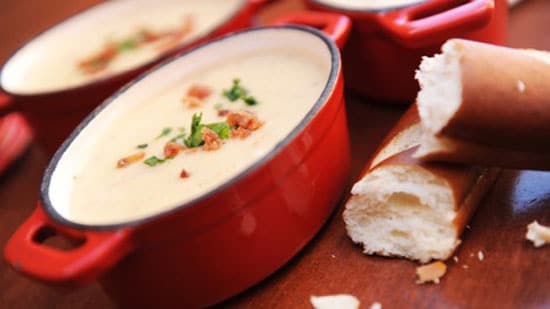 Canadian Cheddar Cheese Soup from Le Cellier Steakhouse at EPCOT - GEEK EATS Disney Recipes