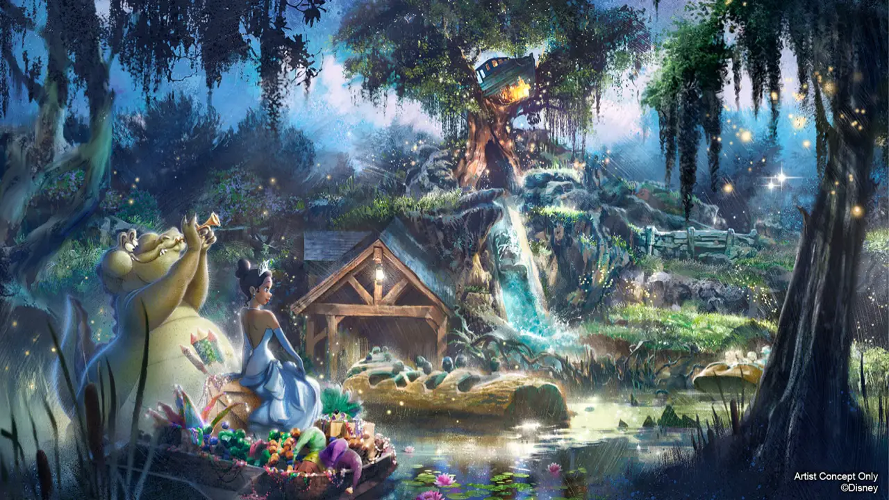 Princess and the Frog Attraction Concept Art