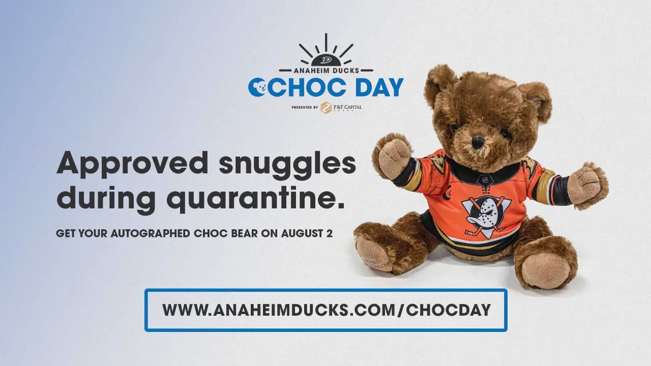 Anaheim Ducks to Host Virtual Fundraiser for CHOC Children’s with Anaheim Ducks CHOC Day