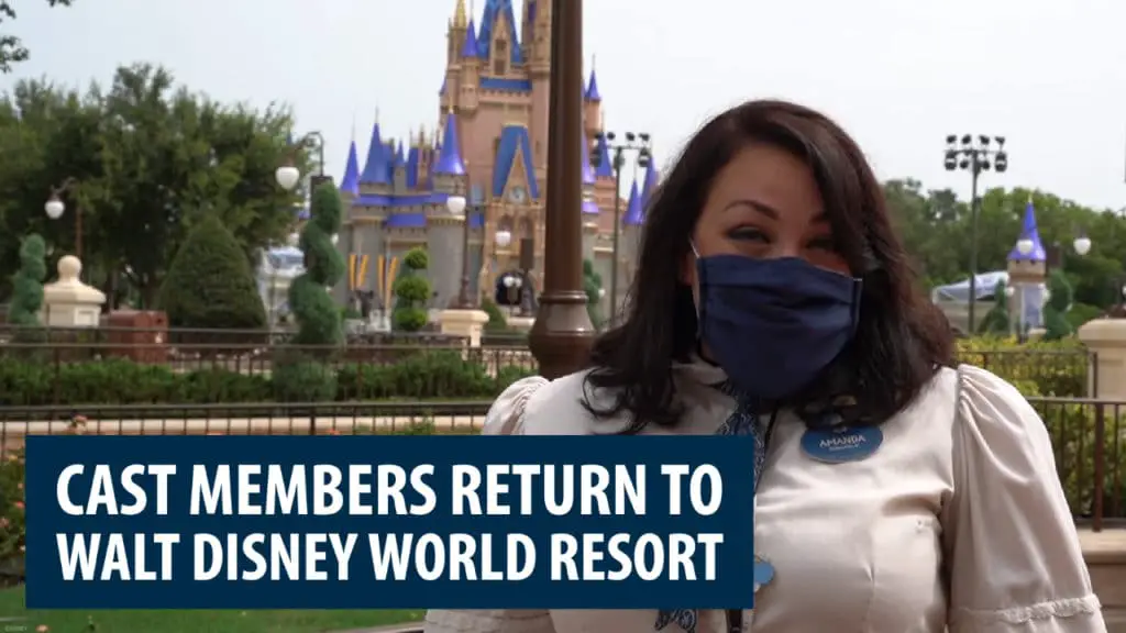 Cast Members Return to Walt Disney World Resort