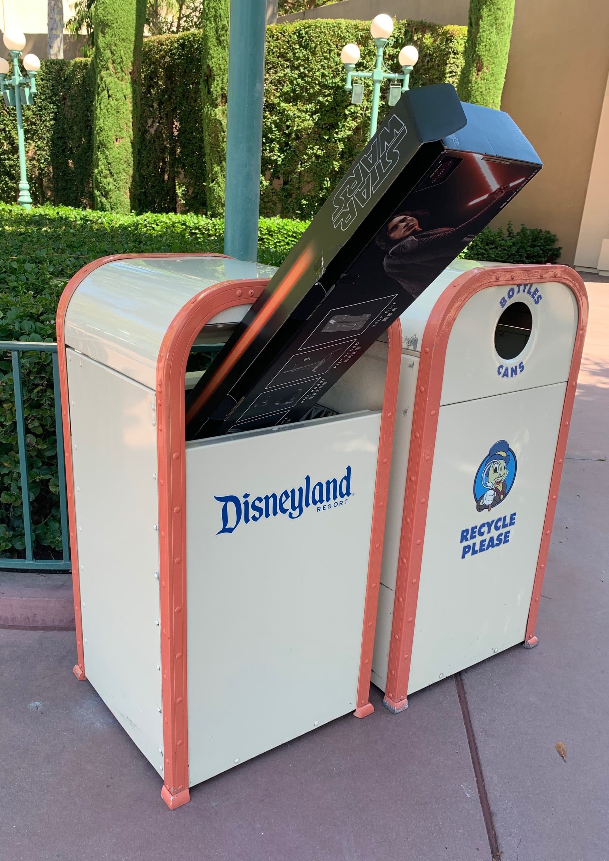 Downtown Disney District Trash Cans