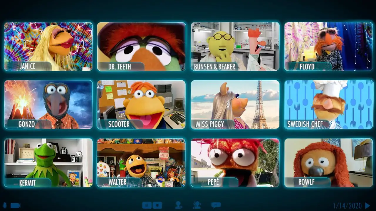 New Muppets Now Video Call Trailer Released by Disney+ Along with Joe the Legal Weasel-Approved Press Release