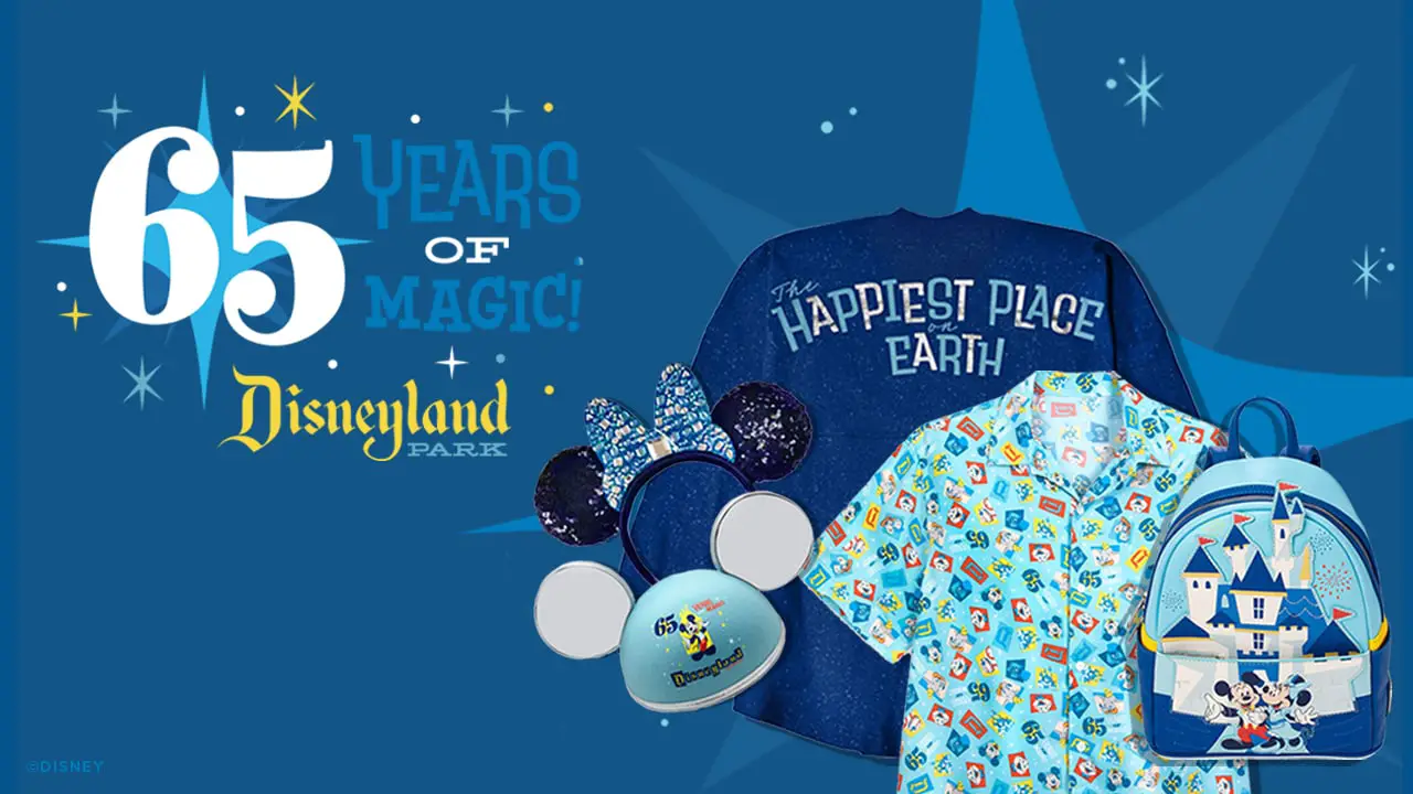 Celebrate 65 Years Of Disneyland with New Anniversary Merchandise