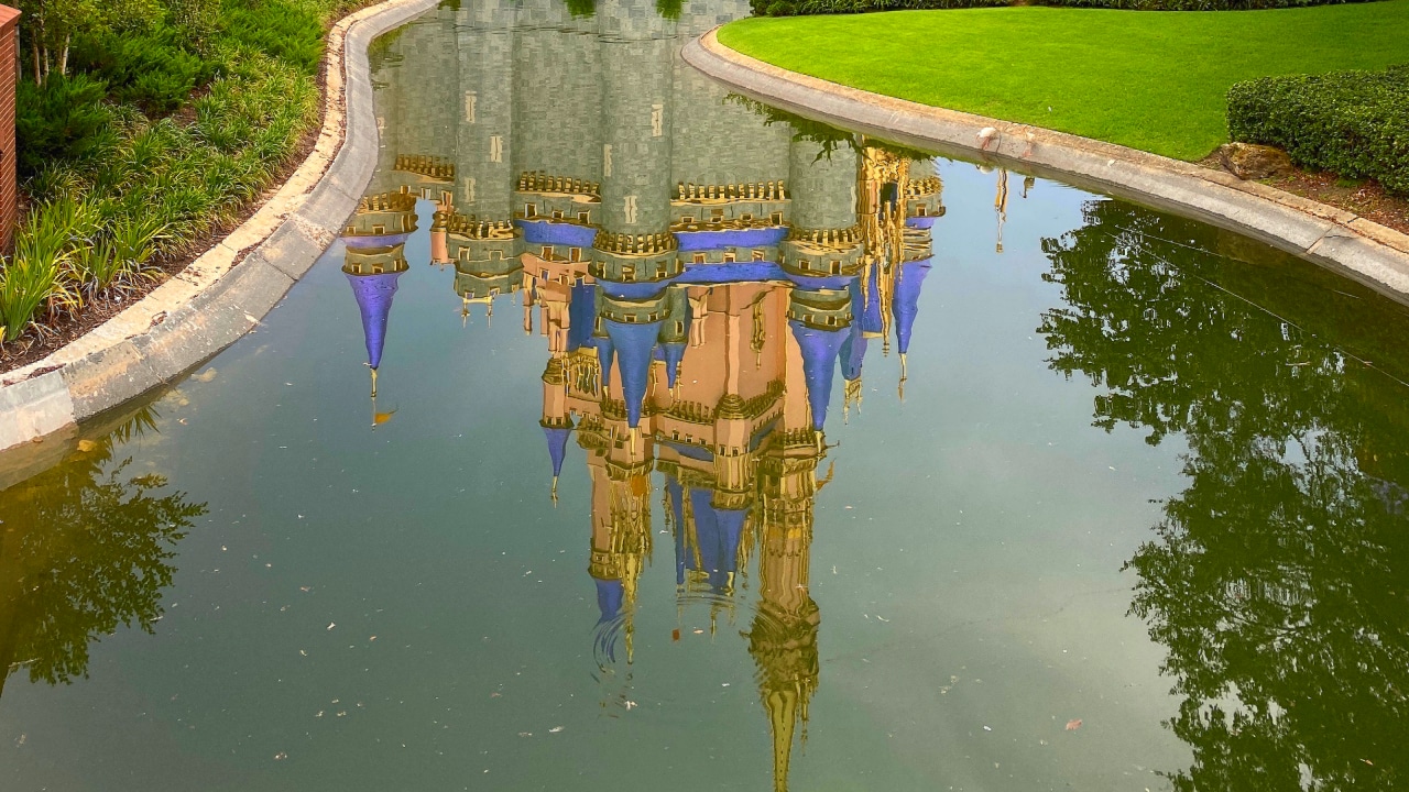 Cinderella Castle Moat Refilled at Magic Kingdom